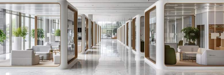 Effizienzsteigerung durch Raum-in-Raum-Lösungen