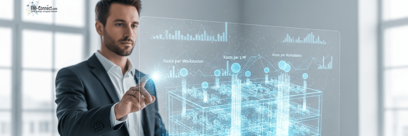 Kosten pro Fläche oder Arbeitsplatz im strategischen Flächenmanagement dargestellt