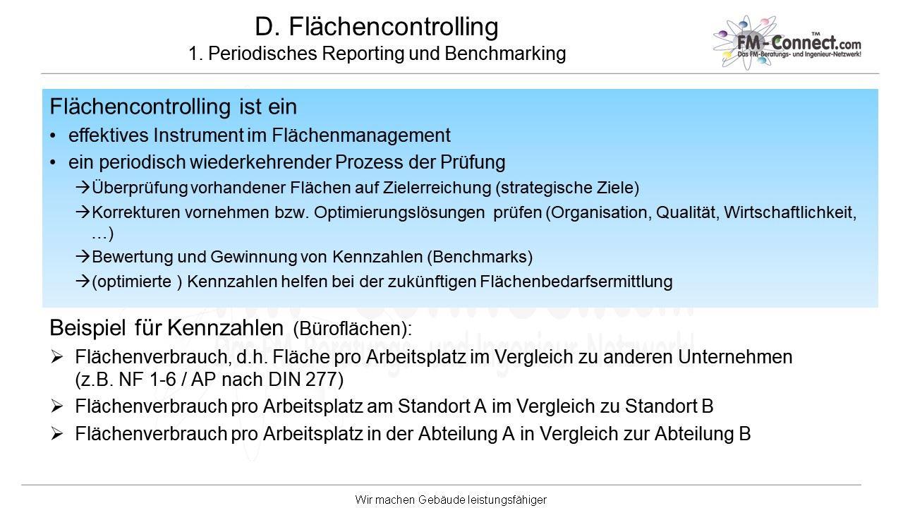 Definition von Flaechencontrolling und wichtige Kennzahlen von Bueroflaechen nach DIN 277